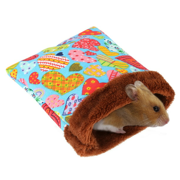 Hamster Guinea Pig Chinchilla,Squirrel 3 Pc Small Animal Plush Bed,Kitten Puppy Blanket Warm Nest Mat for Rabbit Ferrets Fleece Sleep Pad Small:15 x 11 in, Set-B 